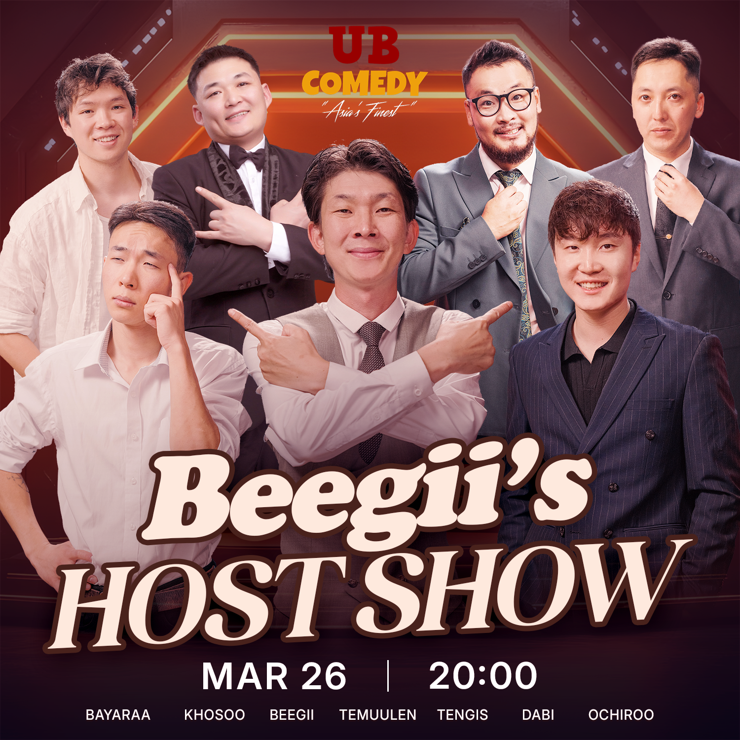 Beegii's host show